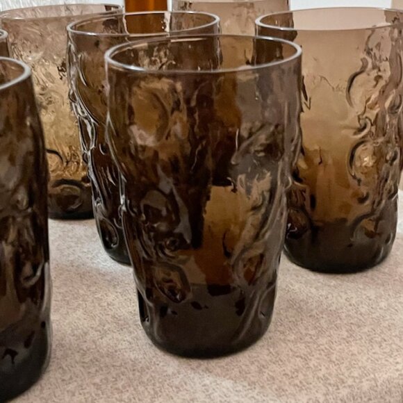 Bryce Brothers El Rancho Morocco Brown juice glasses - Picture 3 of 3